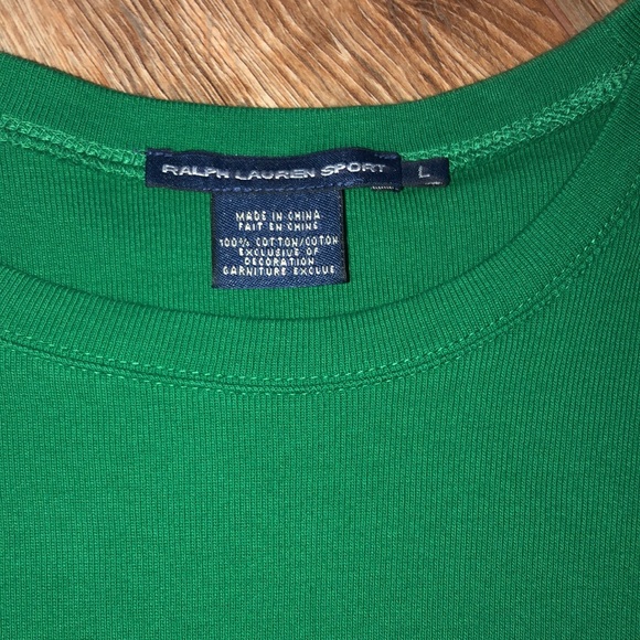 Green Ralph Lauren T-Shirt. Large - Picture 6 of 10